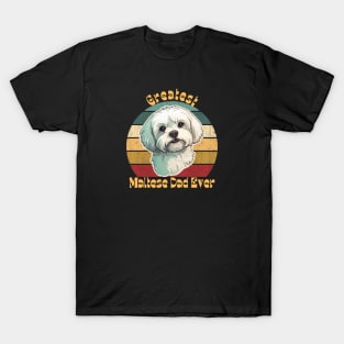 Greatest Maltese Dad T-Shirt